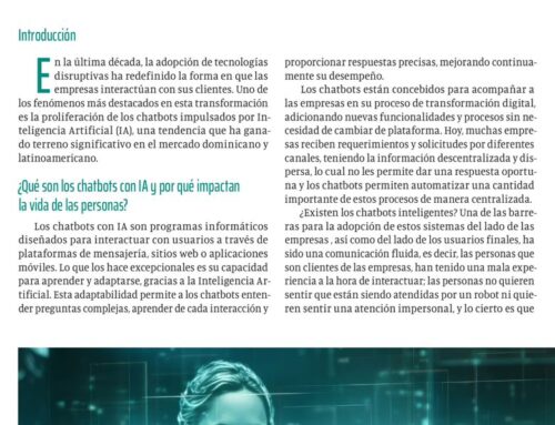 Botpro participa en la edición 18 de la revista país dominicano temático con el artículo Adopción de Chatbots con IA en las empresas en República Dominicana